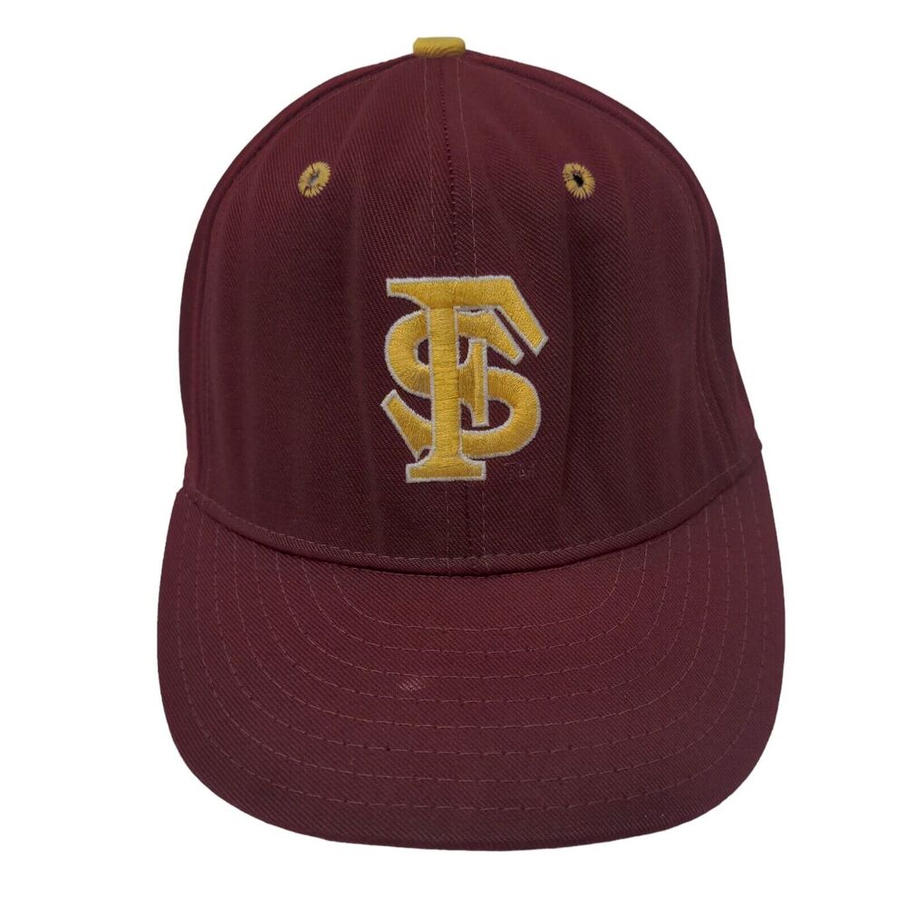 Pro-Line Men's Fitted Hat Red 6 5/8 Florida State Seminoles Vintage Made USA